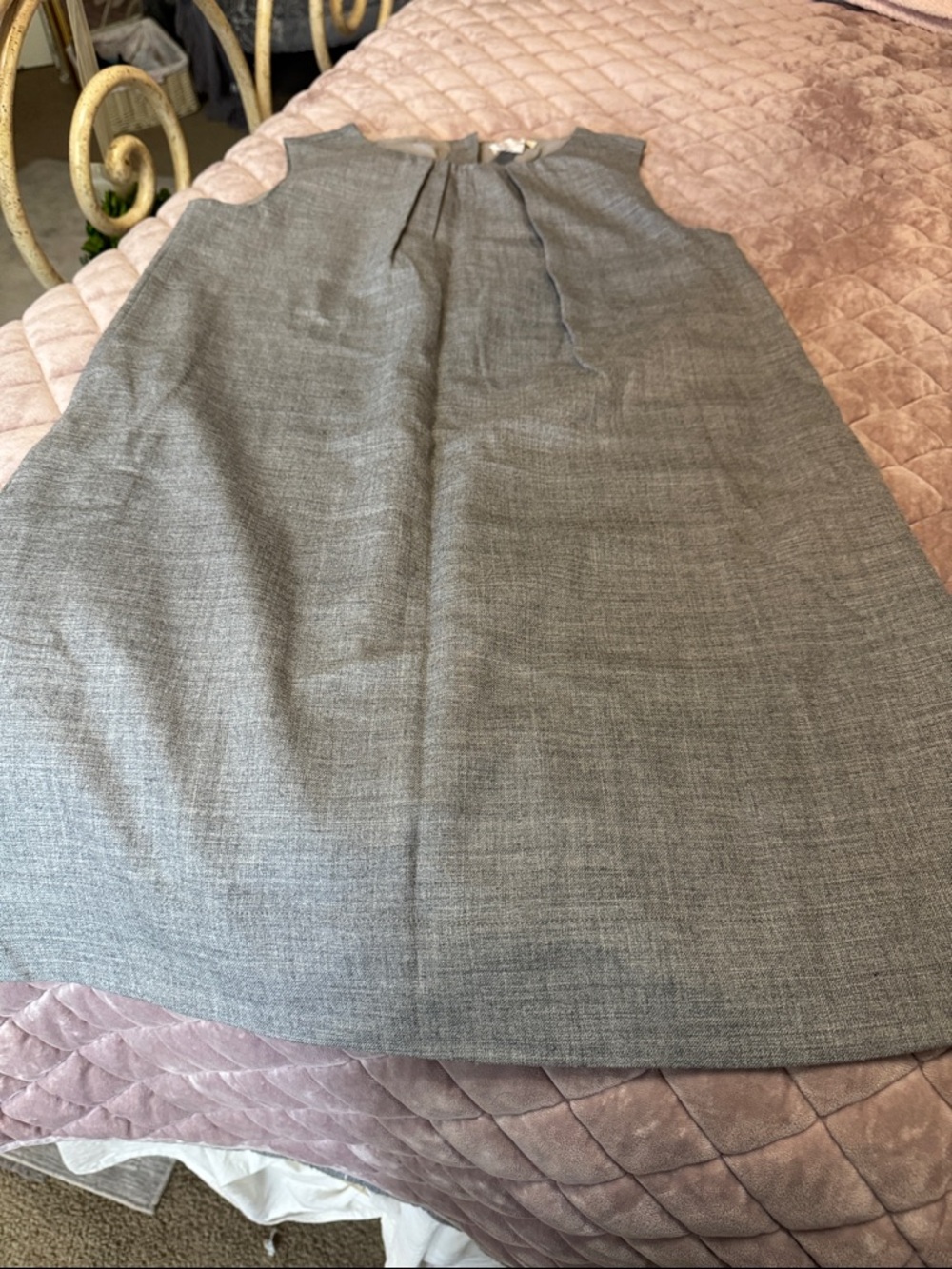 J. Crew Gray Wool-Blend kids Dress